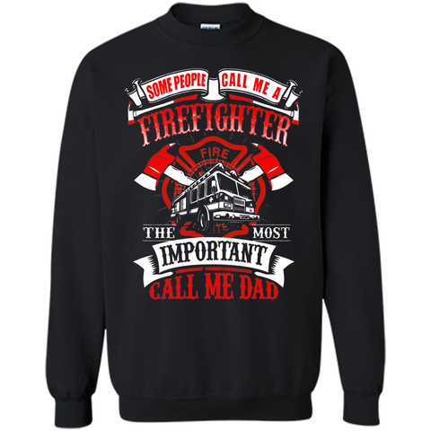 Mens Firefighter Dad Father's Day Gift for Fireman T Shirt