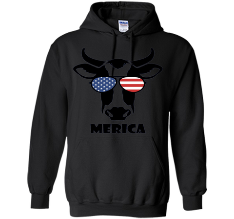 Merica Memorial Day Cow T-Shirt