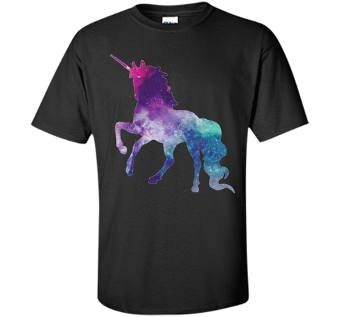 Unicorn Sparkle Space Galaxy Unicorn Print T Shirt Tee
