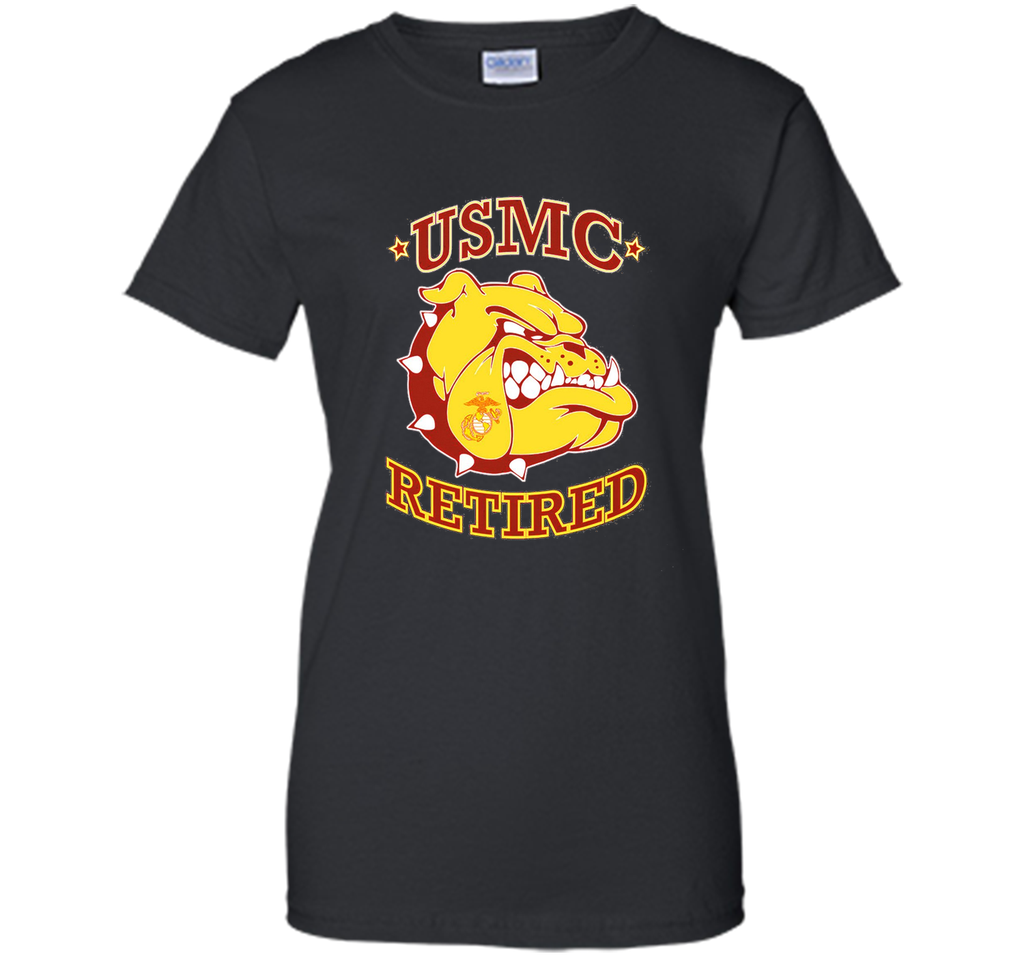 RETIRED US MARINE BULLDOG Tshirt