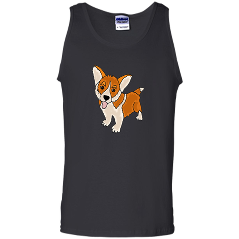funny cool welsh corgi puppy dog art T-Shirt
