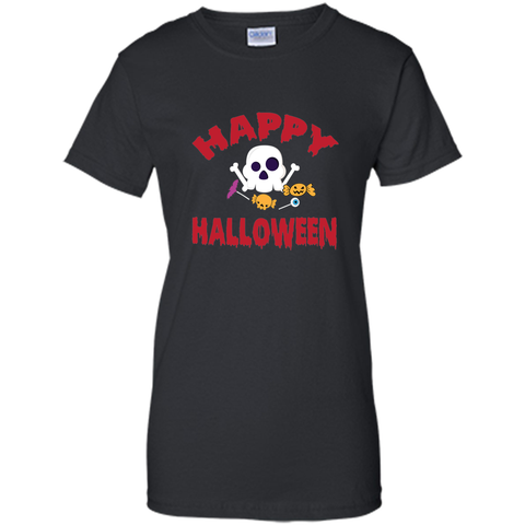 happy halloween, we are friendly friends Ladies Custom