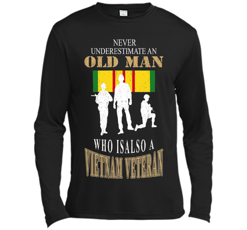 Men's Never underestimate OLD MAN is VIETNAM VETERAN TShirt