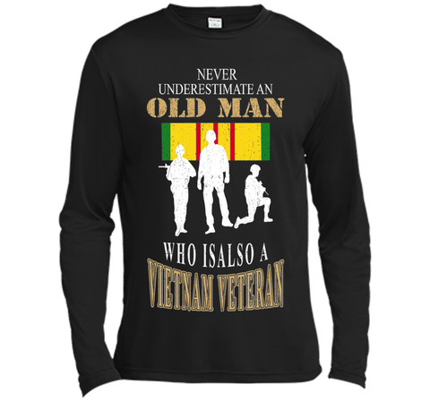 Men's Never underestimate OLD MAN is VIETNAM VETERAN TShirt