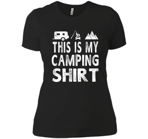 This Is My Camping Shirt Funny Camper Gift T-shirt