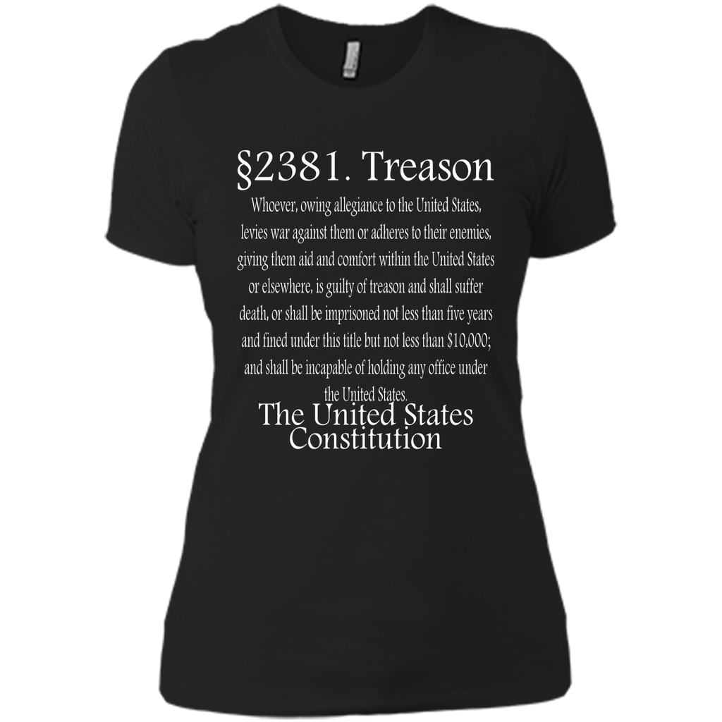 Double Sided Anti Trump Impeach 45 T-shirt + Treason Law
