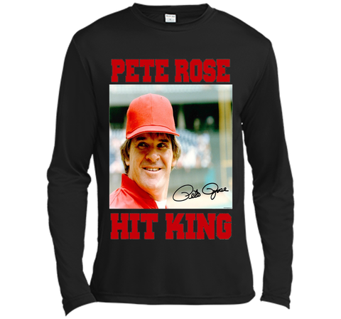 Pete Rose Hit King Photo with Signature
